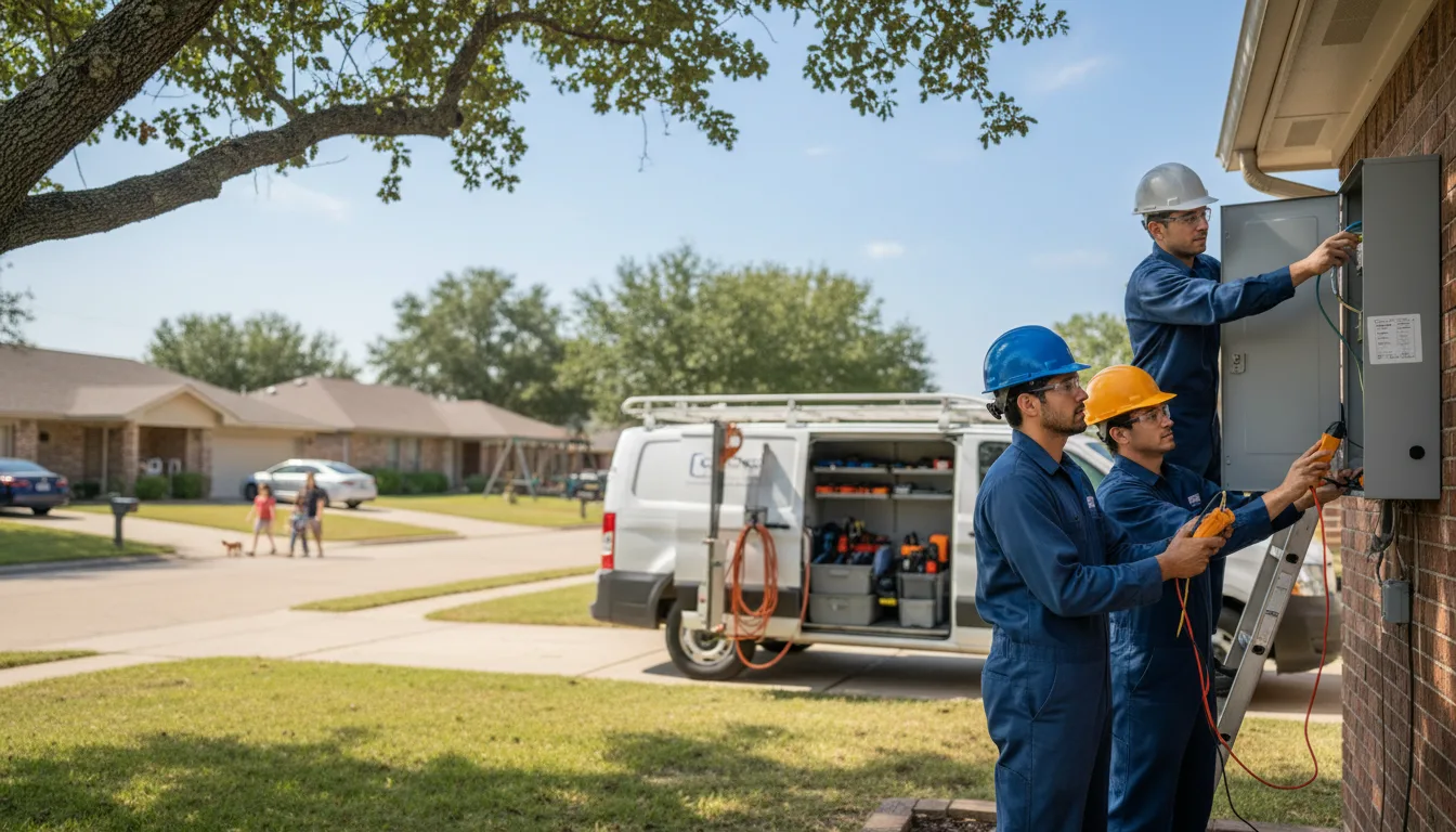 Certified electrician providing emergency electrical services in Ellendale, MN